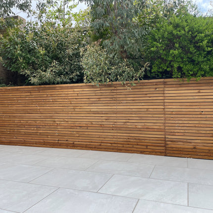 Horizontal Scandinavian Redwood Dressed Lats - The Landscape Factory
