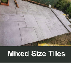 Mixed Size Porcelain Paving - The Landscape Factory