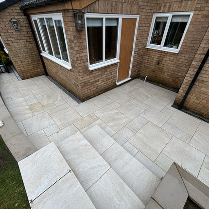 Lake Quartz White - Vitrified R-11 - Porcelain Paving