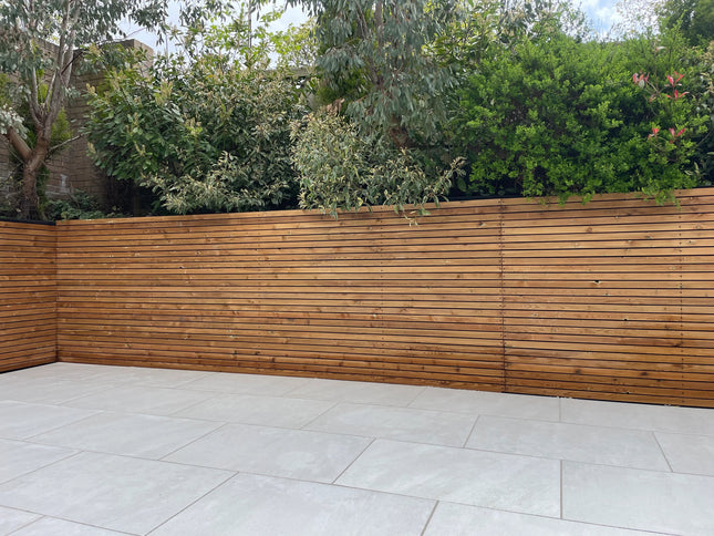 Horizontal Scandinavian Redwood Dressed Lats - The Landscape Factory