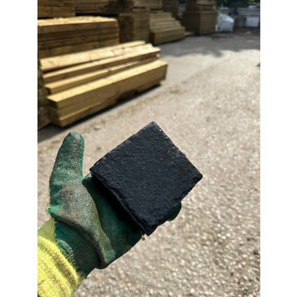 Charcoal Block - Natural Edge - 100mm x 100mm x 50m - The Landscape Factory