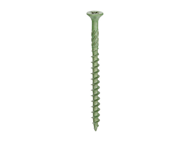 Decking Screws - PZ - Double Countersunk - Exterior - Green - 4.5 x 60 - The Landscape Factory