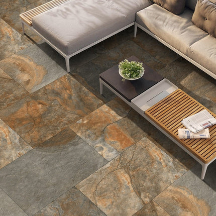 Lake Copper Porcelain Paving 21.6 SQM - The Landscape Factory