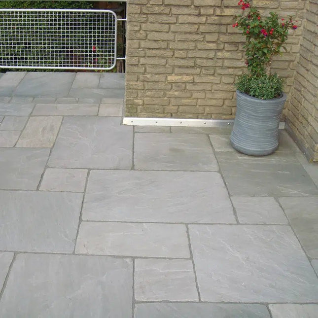 Light Grey - Heritage Tumbled Natural Paving - The Landscape Factory