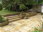 Mint Fossil Natural Indian Sandstone Paving - Patio Pack - Calibrated - 19.5 SQM Coverage - The Landscape Factory