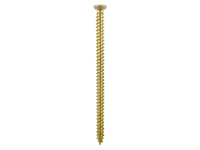 Multi-fix Timco Concrete Screws - TX - Flat Countersunk - Yellow - 7.5 X 100 - The Landscape Factory