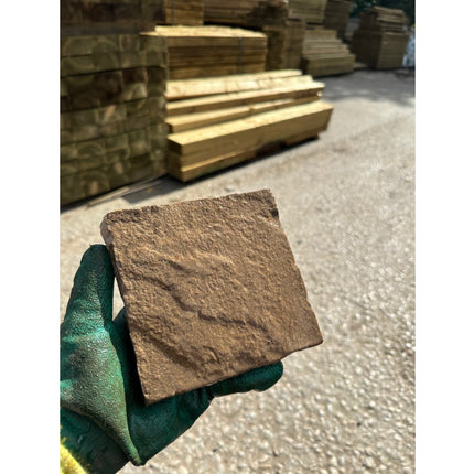 Raj Green Edging Block - 150mm x 150mm x 22mm - The Landscape Factory