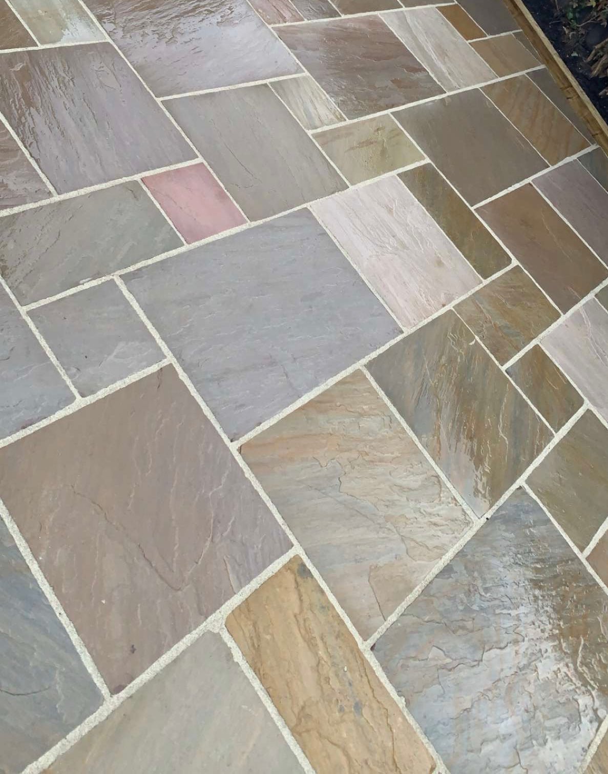Indian Stone Raj Raj Green Indian Sandstone Paving - Premium Patio – The Landscape Factory