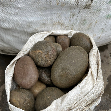 Scottish Cobbles - Bulk Bag - 850kg Approx - The Landscape Factory