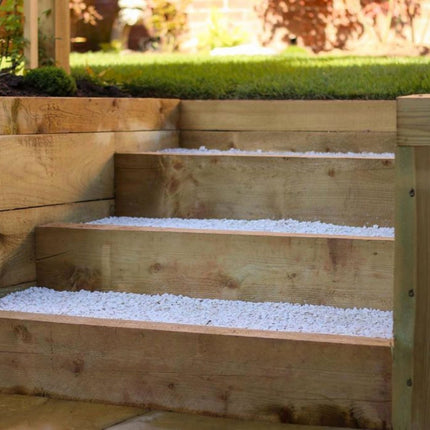 Treated Sleepers 100 x 200 mm Green - The Landscape Factory