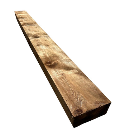 Treated Sleepers 100 x 200 x 1200 mm Brown - The Landscape Factory